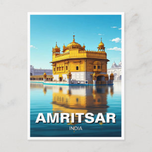 Carte Postale Temple d'or d'Amritsar