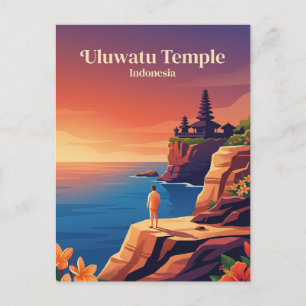 Carte Postale Temple d'Uluwatu Indonésie