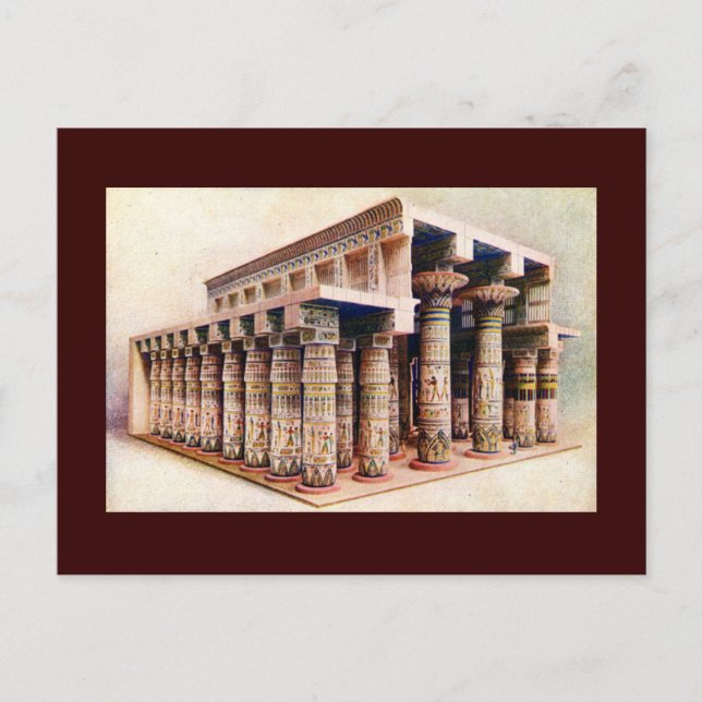 Carte postale - Temple égyptien antique (Devant)