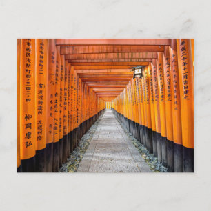 Carte Postale Temple Fushimi Inari, Kyoto