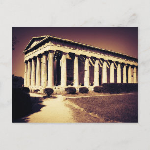 Carte Postale Temple grec à Athènes