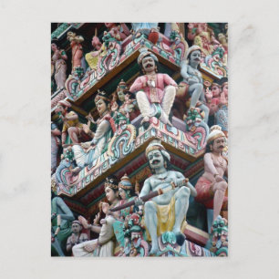 Carte Postale Temple hindou - Little India, Singapour