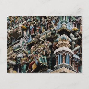 Carte postale Temple hindou Sri Lanka Colombo