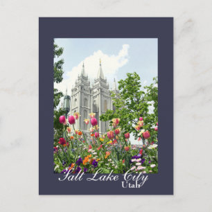 Carte Postale Temple mormon de Salt Lake City, Utah