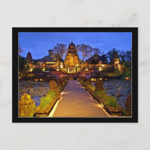 Carte postale Temple Saraswati, Ubud Bali Indonési