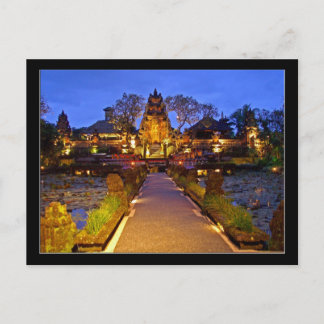 Carte Postale Temple Saraswati, Ubud Bali Indonésie