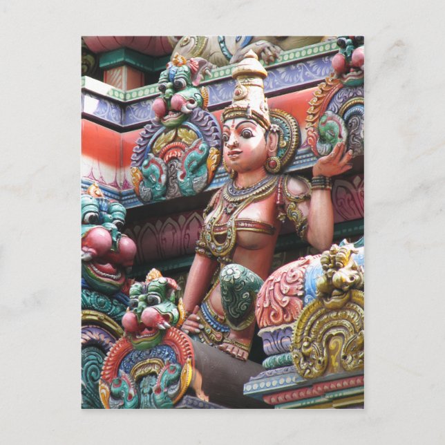 Carte Postale Temple Sri Mahamariamman (Devant)