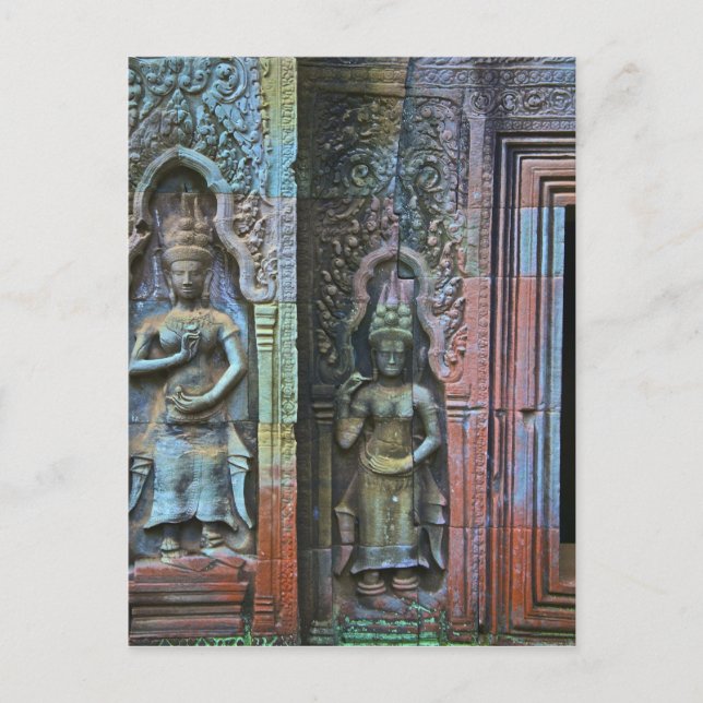 Carte Postale Temple Ta Prohm, province de Siem Reap, Cambodge (Devant)