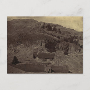 Carte Postale Temple taillé à flanc de montagne, Egypte vers 185