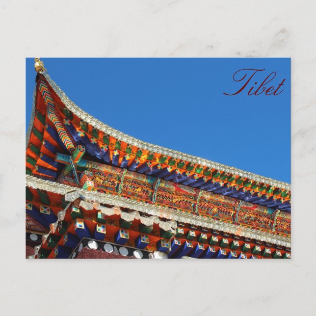Carte Postale Temple tibétain d'Amdo (Devant)