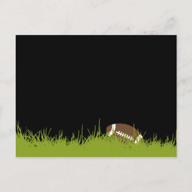 Carte Postale Temps de partie du football (Devant)