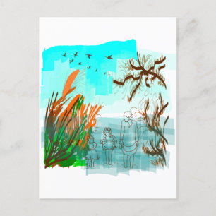 Carte Postale Temps De Plaisir Avec Grand-Mère Vue Extérieure Co