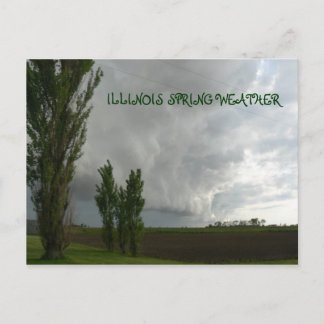 CARTE POSTALE TEMPS DE PRINTEMPS ILLINOIS