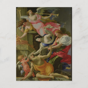 Carte Postale Temps vanté par l'amour, Vénus et l'Espoir