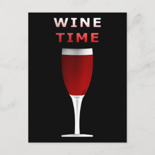 Carte postale Temps Vin