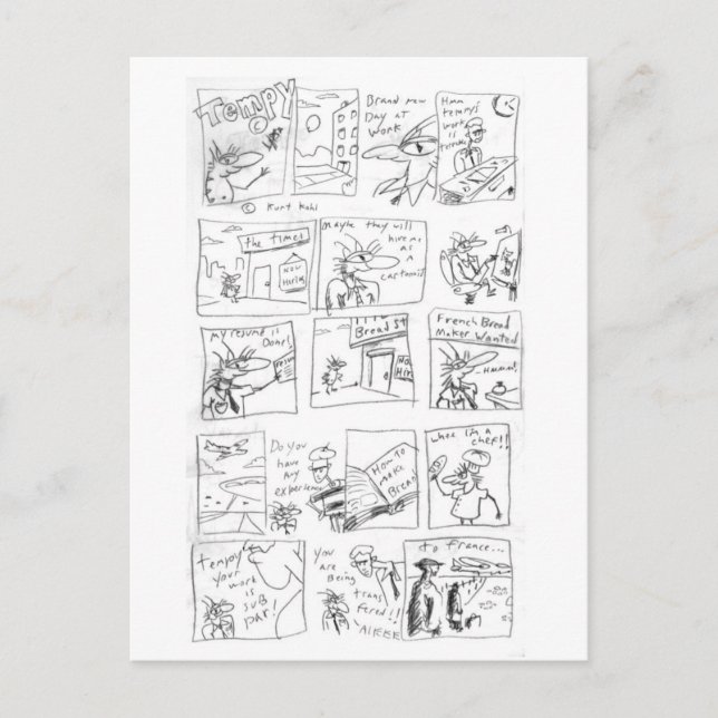 Carte postale Tempy French Pread (Devant)