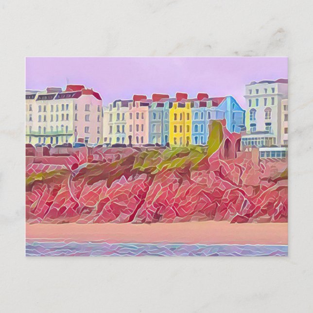 Carte postale Tenby (Devant)