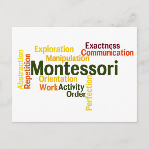 Carte Postale Tendances humaines Word Art Version 1