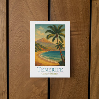 Carte Postale Tenerife Canary Islands Mount Teide Spanish Island