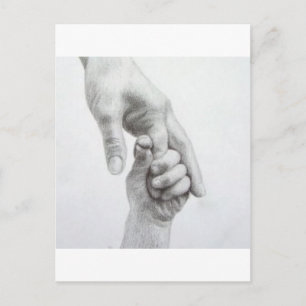 Carte Postale Tenir les mains