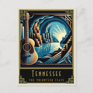 Carte Postale Tennessee Art déco