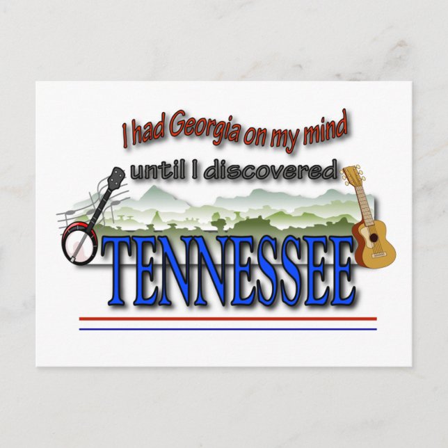 Carte Postale Tennessee découvert (Devant)