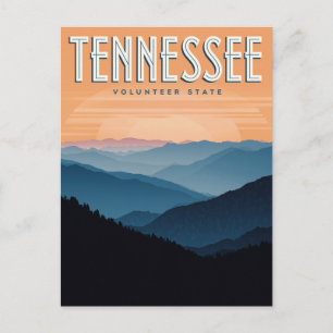 Carte Postale Tennessee État des Volontaires