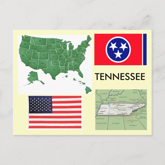 Carte Postale Tennessee, USA (Devant)