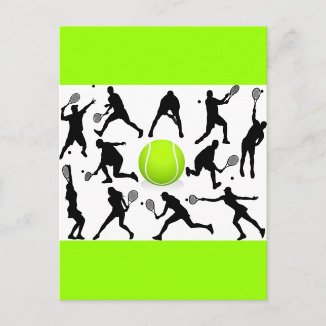 Carte Postale tennis (Devant)