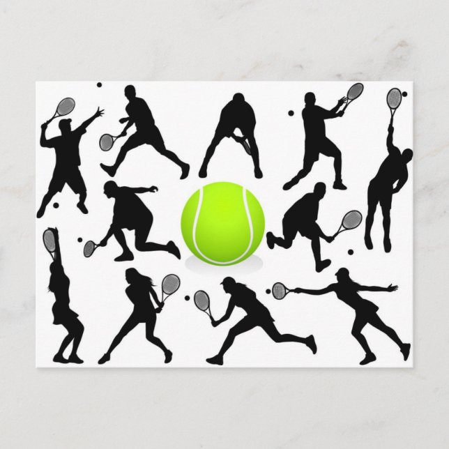Carte Postale tennis (Devant)