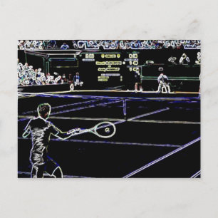 Carte Postale Tennis