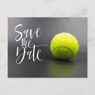 Carte Postale Tennis Ball Enregistrer la date