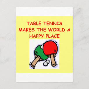 Carte Postale tennis de table