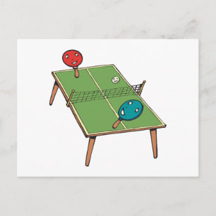 Carte Postale Tennis De Table