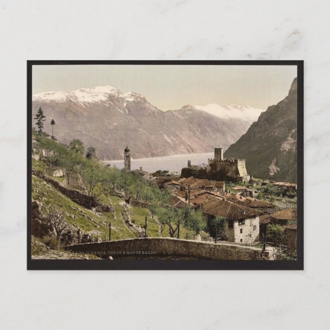 Carte Postale Tenno et Mont Baldo, Garda, Lac de, Italie Classsi (Devant)