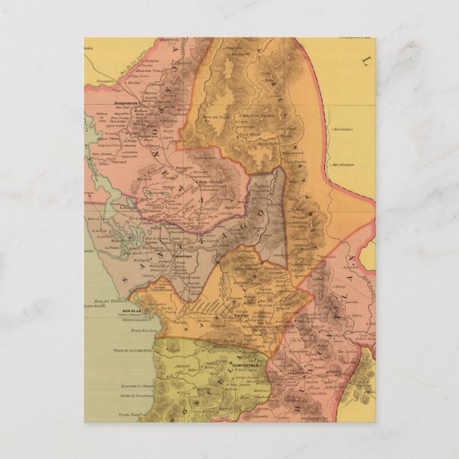 Carte Postale Tepic, Nayarit (Devant)