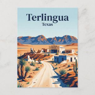 Carte Postale Terlingua États-Unis