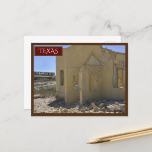 Carte Postale Terlingua Texas Yellow Building Big Bend