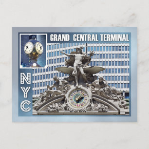 Carte Postale Terminal Grand Central, NYC