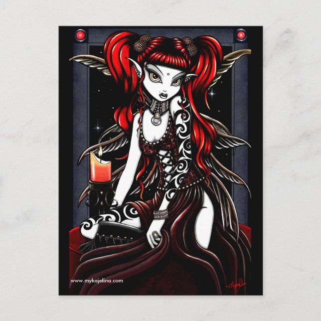 Carte postale Terra Red Tattoo (Devant)