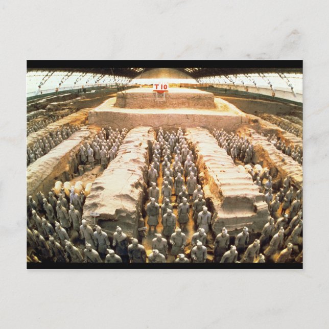 Carte Postale Terracotta Army, dynastie Qin, 210 av. J.-C. (Devant)