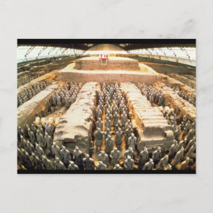 Carte Postale Terracotta Army, dynastie Qin, 210 av. J.-C.