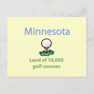 Carte Postale Terrain de 10 000 terrains de golf