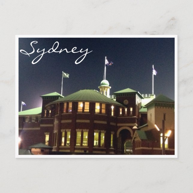 Carte Postale terrain de cricket de sydney (Devant)