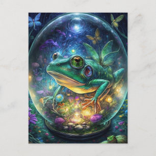 Carte Postale Terrainium de grenouille Imaginaire