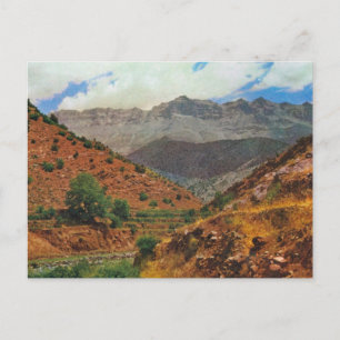 Carte Postale Terrasses agricoles anciennes, Atlas, Mo