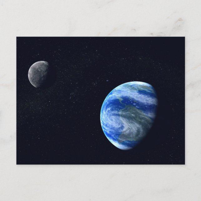 Carte Postale terre (Devant)