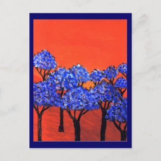 Carte Postale Terre des Arbres Bleus