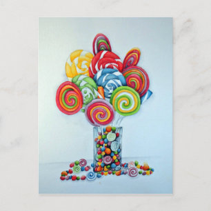 Carte Postale Terre des bonbons