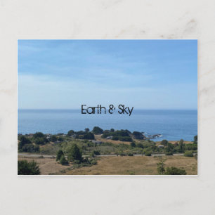 Carte Postale Terre et ciel
